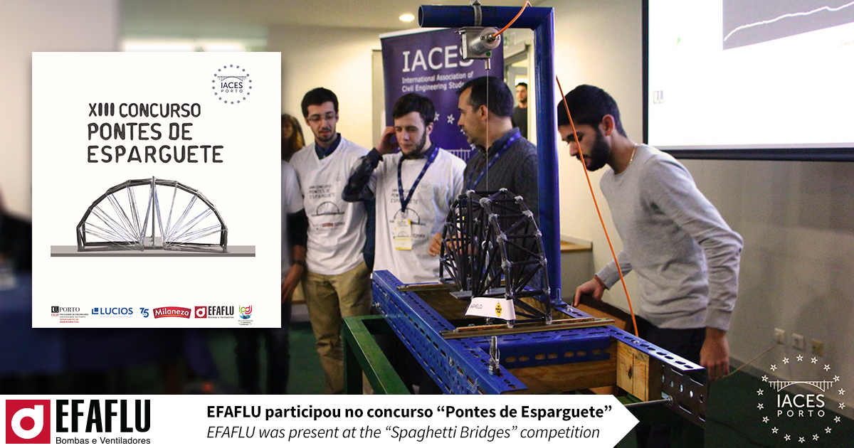 EFAFLU participou no concurso Pontes de Esparguete